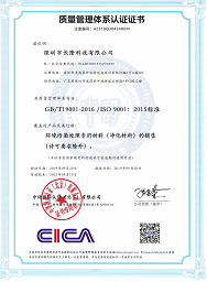 質(zhì)量管理體系認證證書